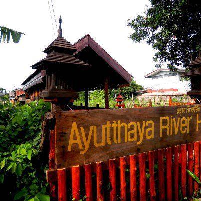ayutthaya river hut