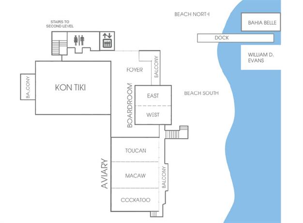 catamaran resort hotel and spa map